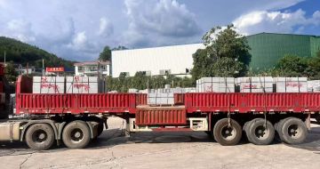 苏州 芝麻灰花岗岩地铺石出货日常