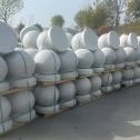 苏州 白麻花岗岩石材圆球，石球，挡车球，隔离球，景观石球，风水球等