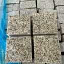 苏州 黄金麻花岗岩自然面小方块，弹石，马蹄石等