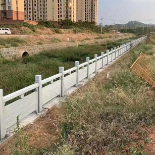 苏州 白麻河道栏杆效果展示图