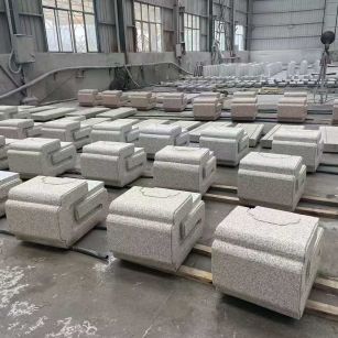 苏州 白麻花岗岩异形加工-石凳，坐凳