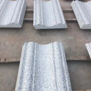 苏州 白麻花岗岩光面别墅线条