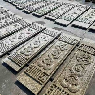 苏州 黄金麻花岗岩外墙雕刻板