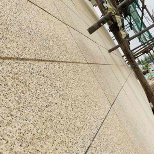 苏州 黄金麻花岗岩荔枝面外墙干挂石材效果示例