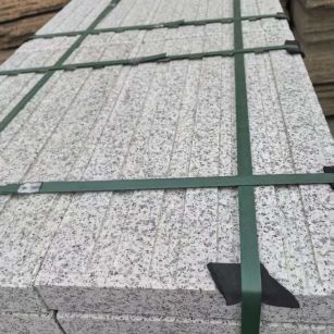 苏州 白麻花岗岩直行盲道石，盲条，地铺石