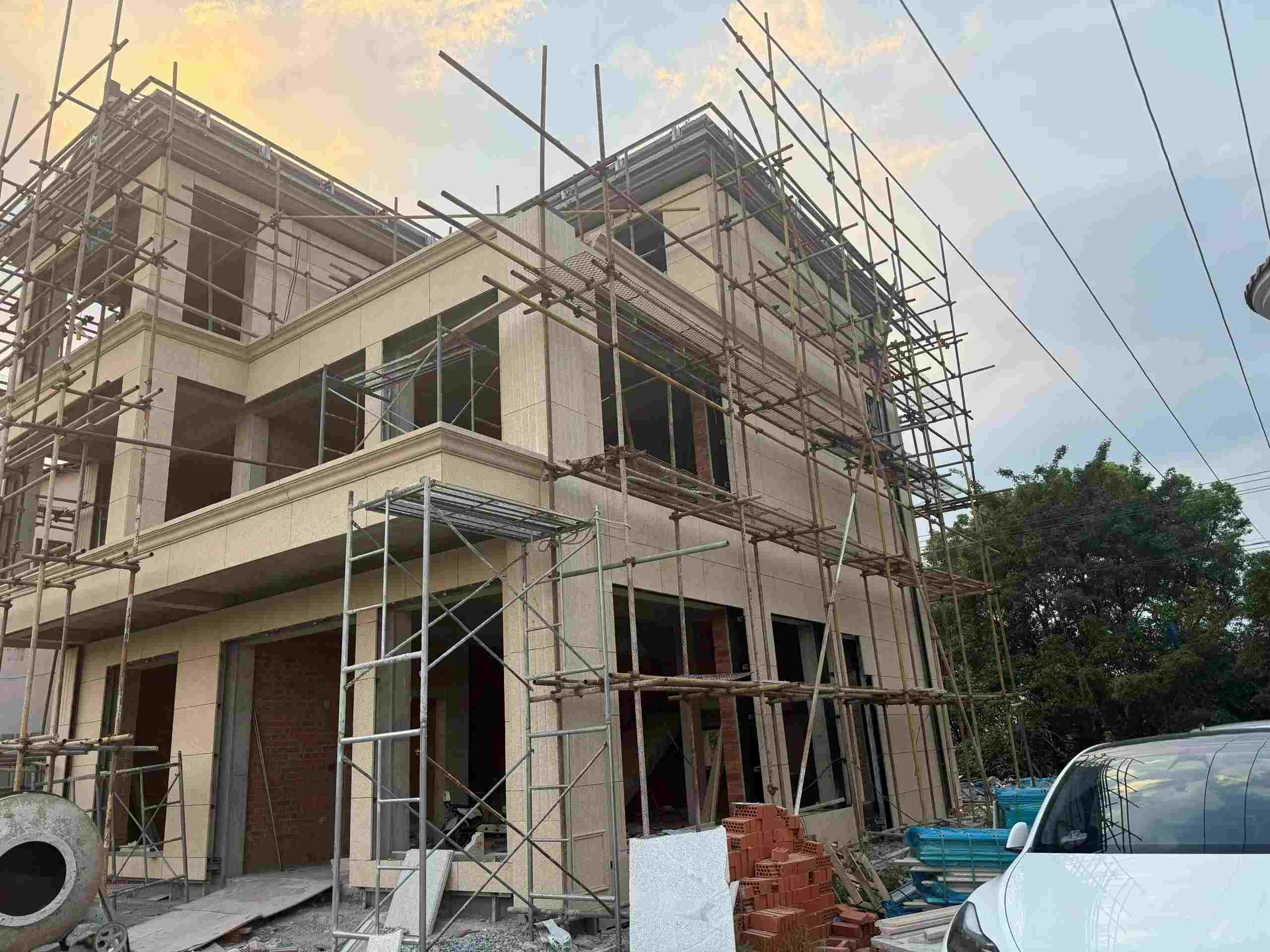 苏州 黄金麻荔枝面花岗岩外墙干挂