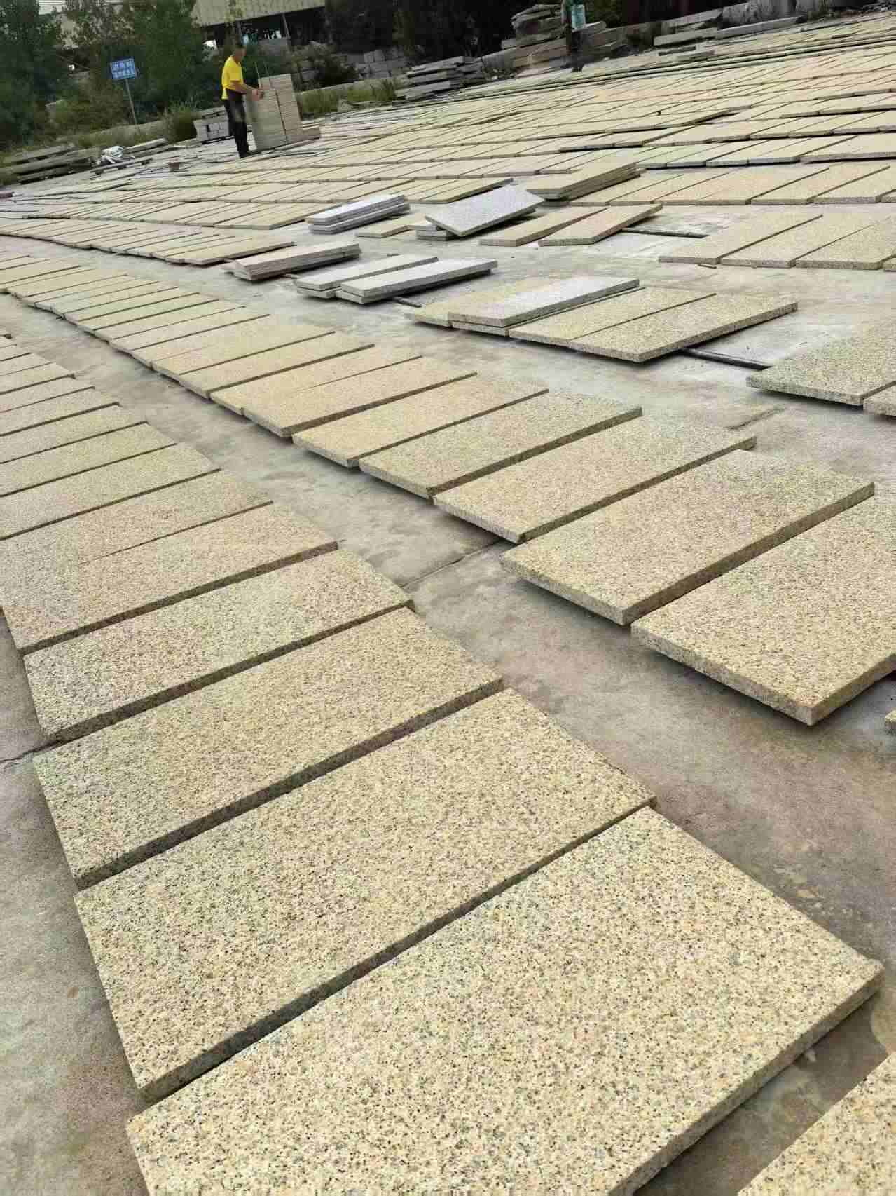 苏州 黄金麻荔枝地铺石面排板