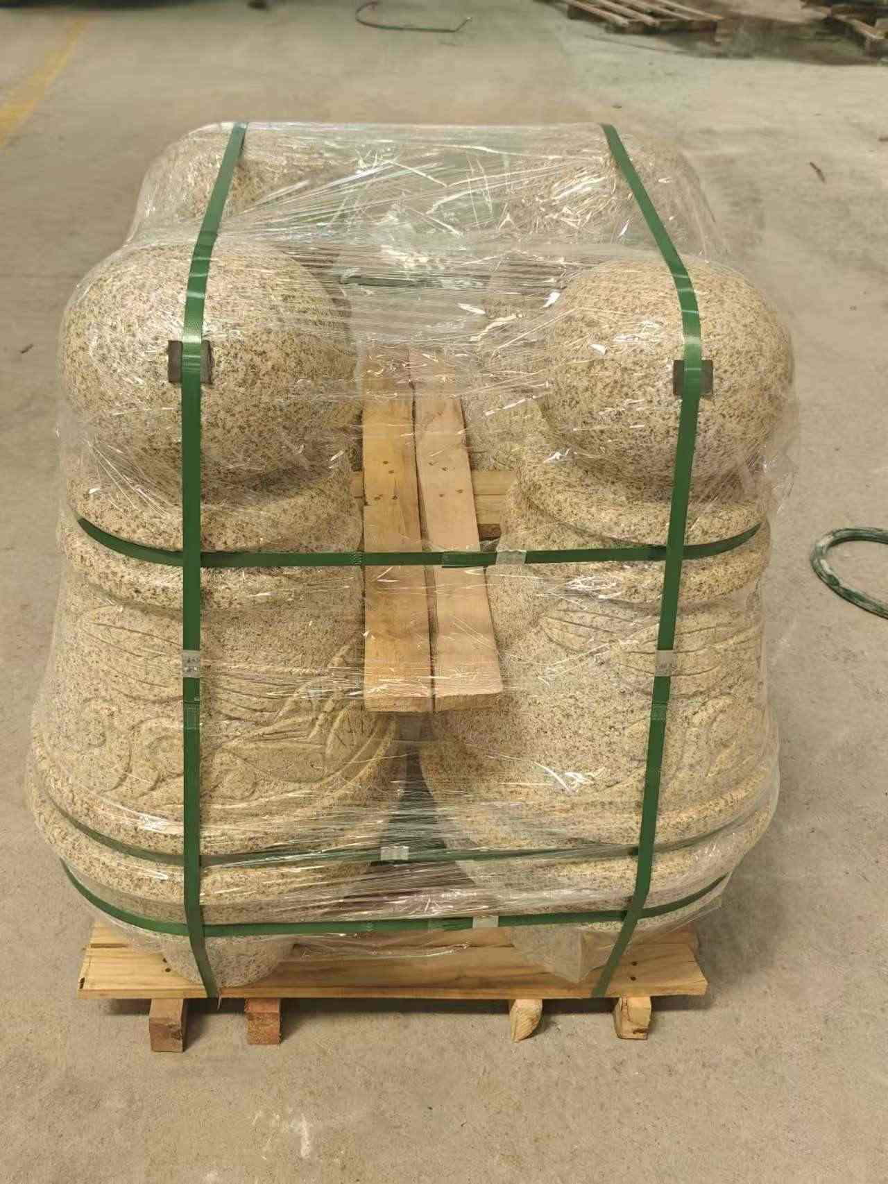 苏州 黄金麻异形定制雕花——棒棒糖挡车柱