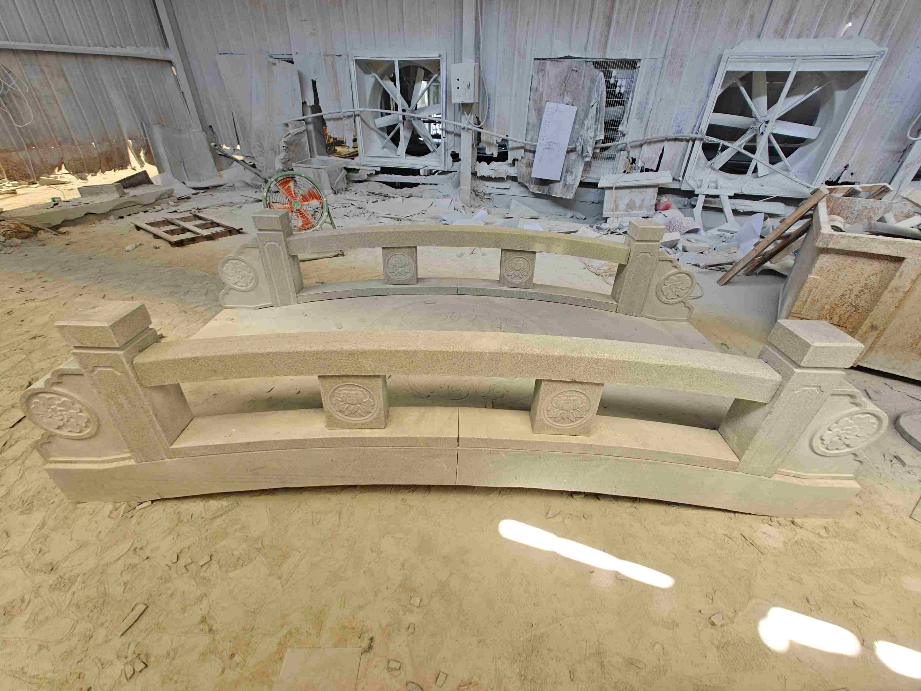 苏州 芝麻灰花岗岩异形加工-拱桥，石桥