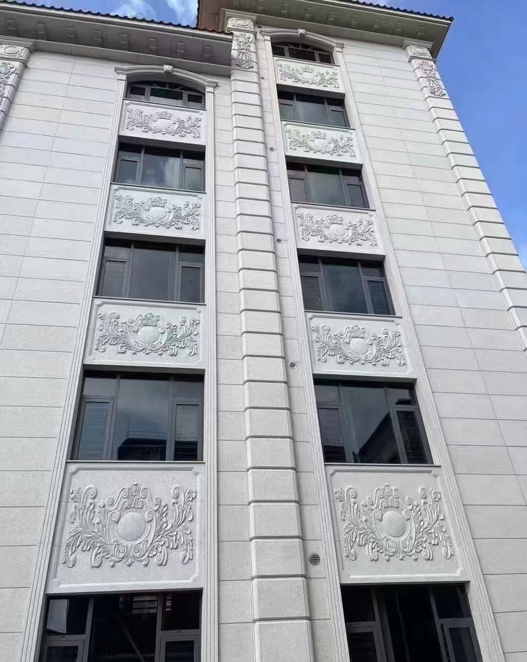 苏州 白麻荔枝面花岗岩别墅外墙干挂