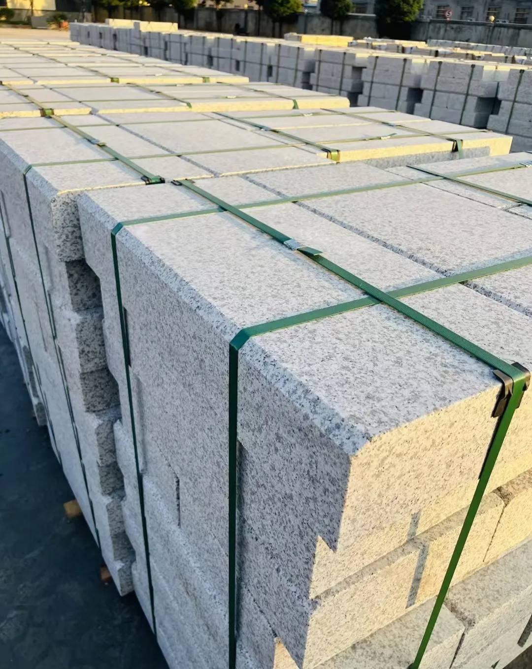 苏州 白麻花岗岩路沿石，马路牙子，路缘石，平石，立缘石等