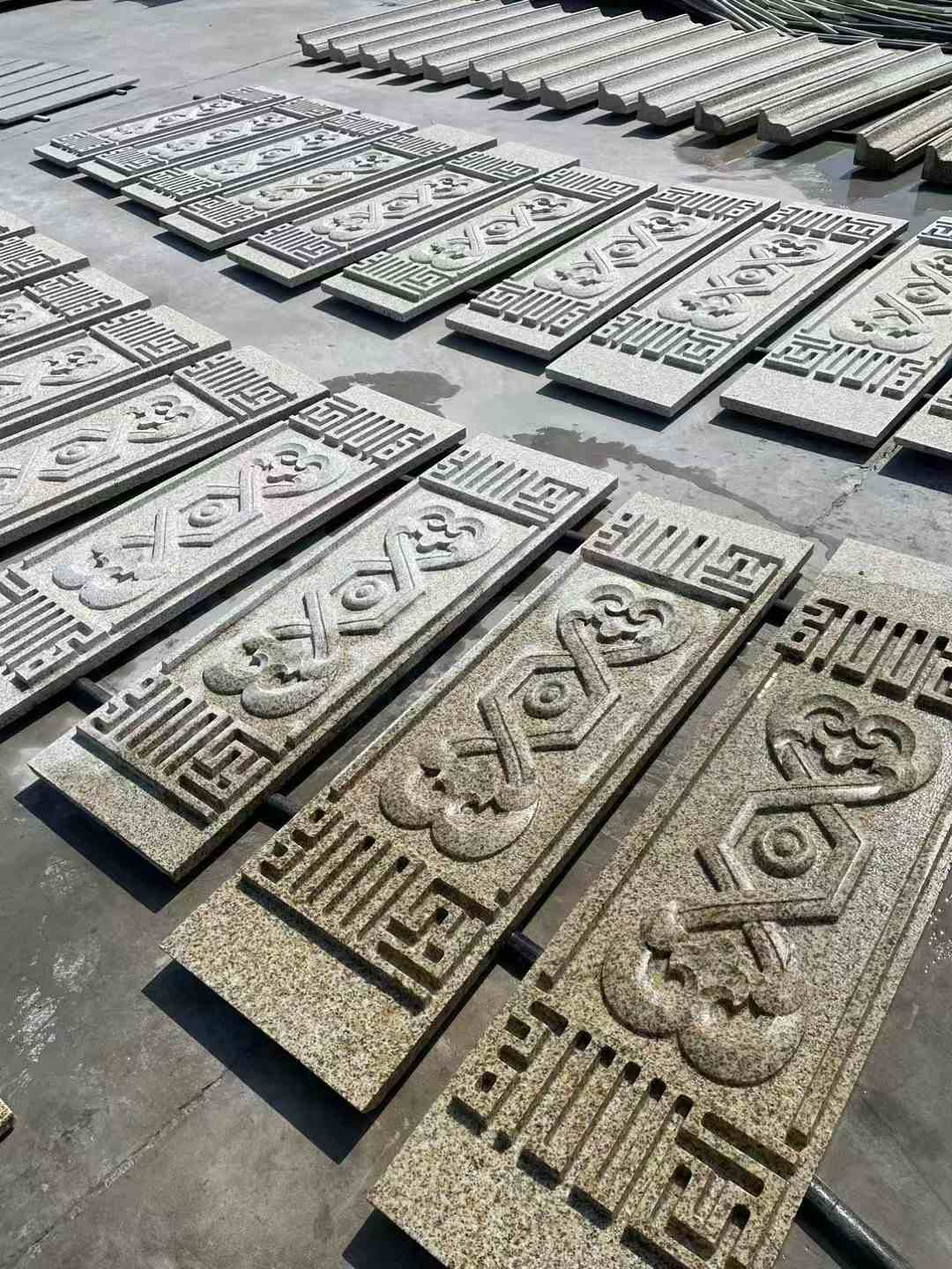 苏州 黄金麻花岗岩外墙雕刻板